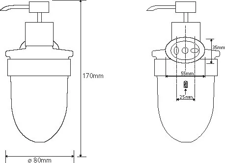 Дозатор Bemeta Oval 118409011 Sancos — официальный сайт