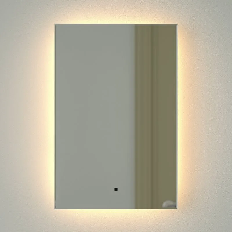 Зеркало Defesto Glow DF 2512R 40х60 с LED-подсветкой, 3000 K, инфракрасный выключатель