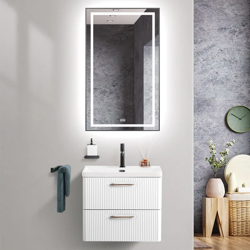 Тумба под раковину без столешницы BelBagno Due 60 bianco lucido Sancos — официальный сайт