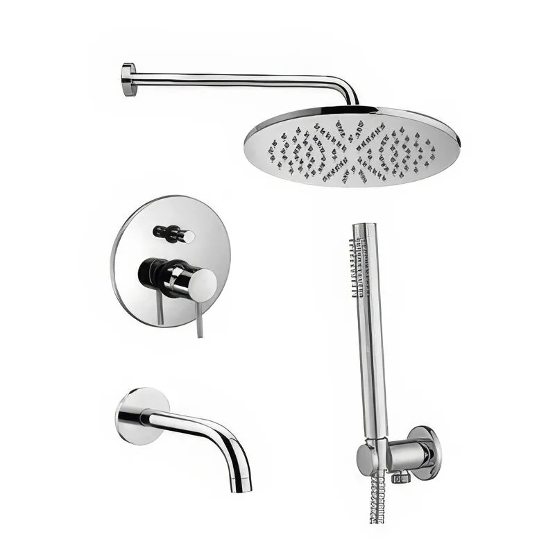 Душевой комплект Paffoni Light KITLIG019CR139, С ВНУТРЕННЕЙ ЧАСТЬЮ, хром Sancos — официальный сайт