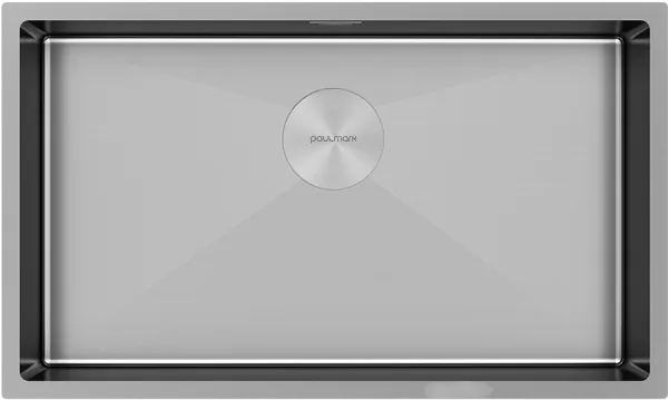 Мойка кухонная Paulmark Next PM217444-BS брашированная нержавеющая сталь