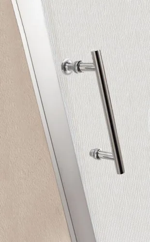 Душевой уголок Cezares Eco O-RH-2 120x90, профиль хром, стекло текстурное Sancos — официальный сайт