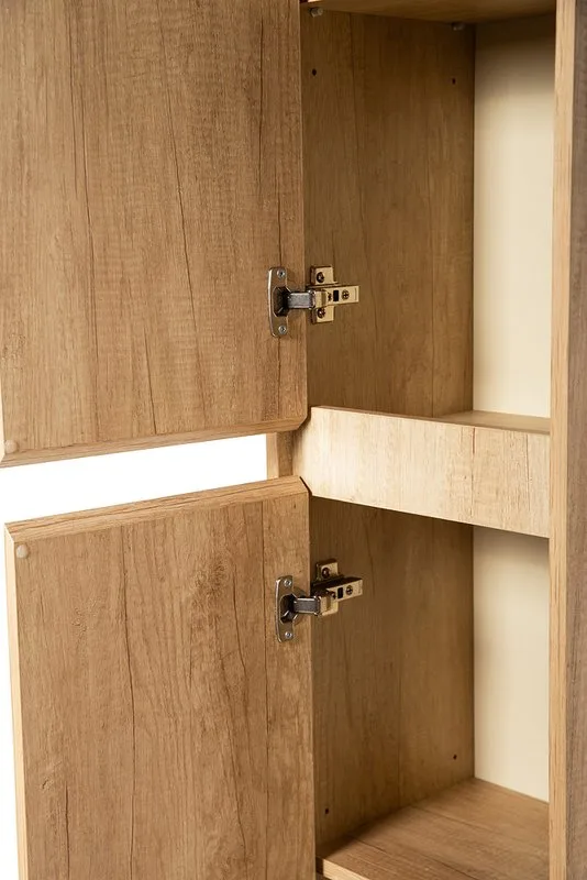 Шкаф-пенал для ванной BelBagno Kraft L rovere nebrasca nature Sancos — официальный сайт