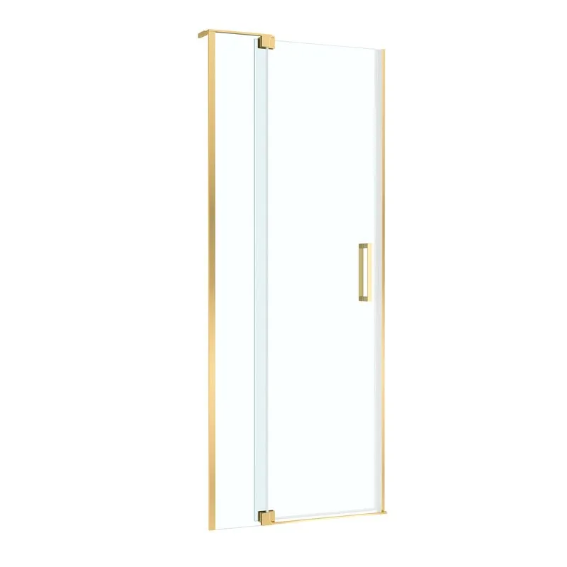 Душевая дверь в нишу Cezares Slider SLIDER-B-1-80/90-C-BORO 90 см, профиль брашированное золото, сте Sancos — официальный сайт