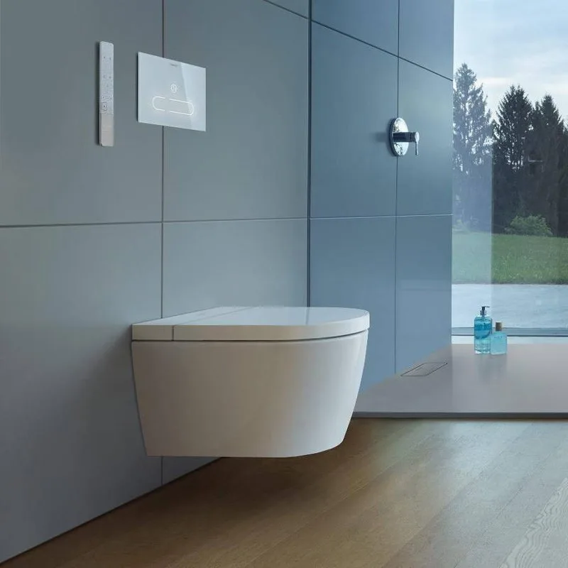 Крышка-сиденье Duravit SensoWash 612001012000310 c функцией биде Sancos — официальный сайт