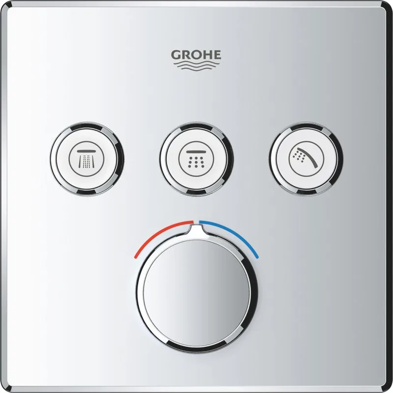 Встраиваемый смеситель Grohe Grohtherm SmartControl 29149000 Sancos — официальный сайт