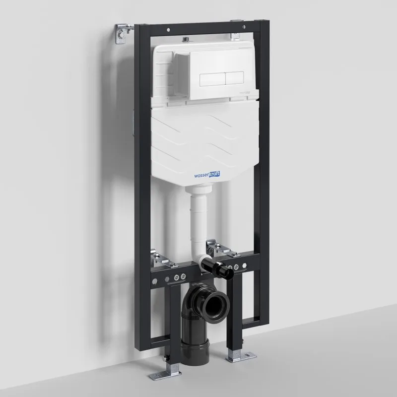 Система инсталляции для унитазов Wasserkraft Vils 56TLT.010.ME.WH03, с кнопкой смыва белой Sancos — официальный сайт