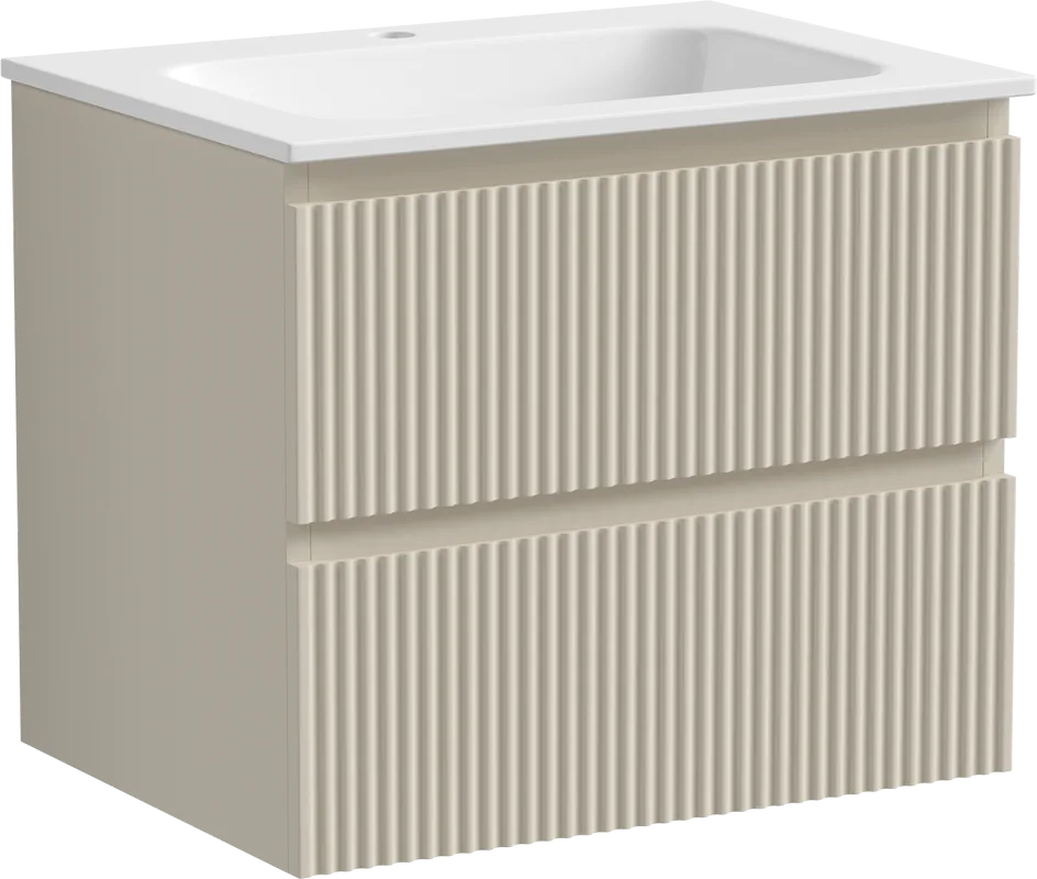 Тумба под раковину Sancos Snob R 60 подвесная Beige soft (капучино), SNR60CE Sancos — официальный сайт