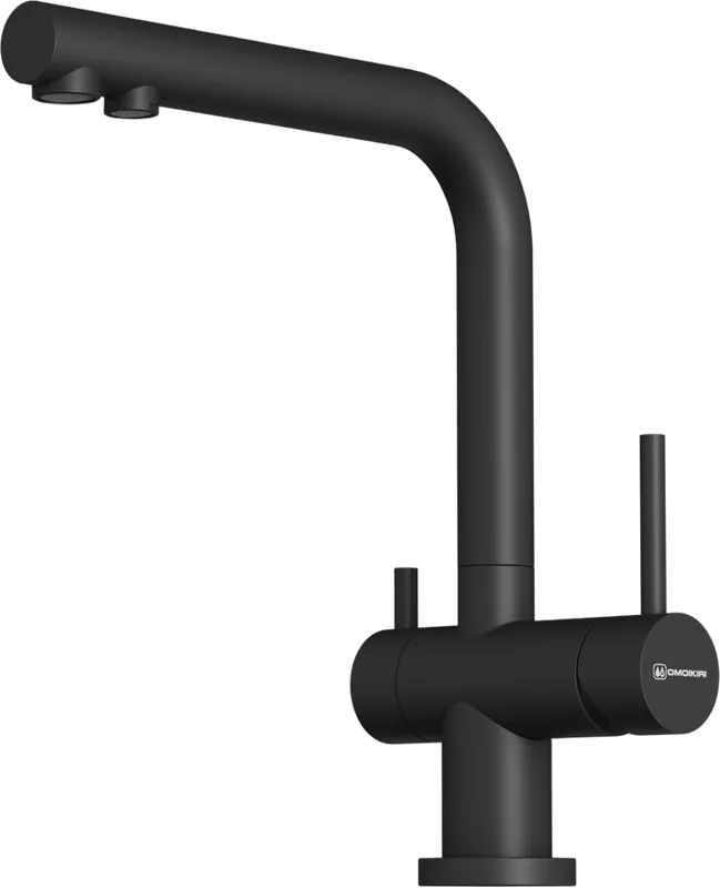 Смеситель для кухни Omoikiri Nagano P-BL черный Sancos — официальный сайт