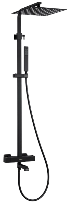 Душевая стойка Berges Kalisto 3S 075024, матовая черная Sancos — официальный сайт