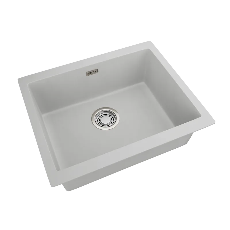 Мойка кухонная Emar Quartz EMQ-1555.P, агат Sancos — официальный сайт