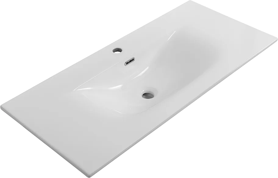 Мебельная раковина BelBagno BB-8099-100 глянцевая белая Sancos — официальный сайт
