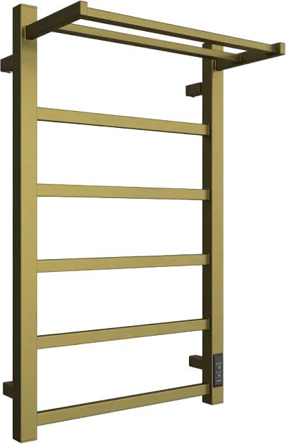 Полотенцесушитель электрический Двин Fj Plaza Neo 80/50 состаренная бронза матовая, с полкой Sancos — официальный сайт