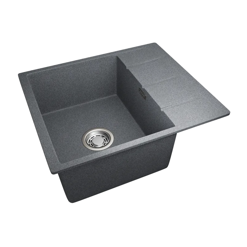 Мойка кухонная Emar Quartz EMQ-1580.Q, антрацит Sancos — официальный сайт