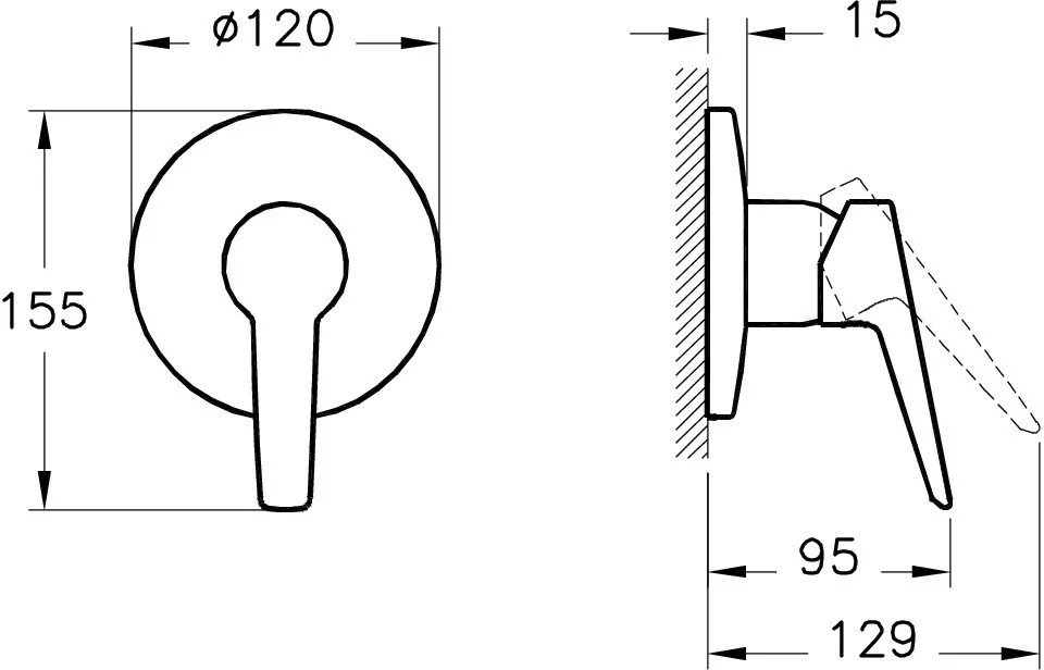 Гигиенический душ VitrA A49271EXP, со смесителем, С ВНУТРЕННЕЙ ЧАСТЬЮ Sancos — официальный сайт