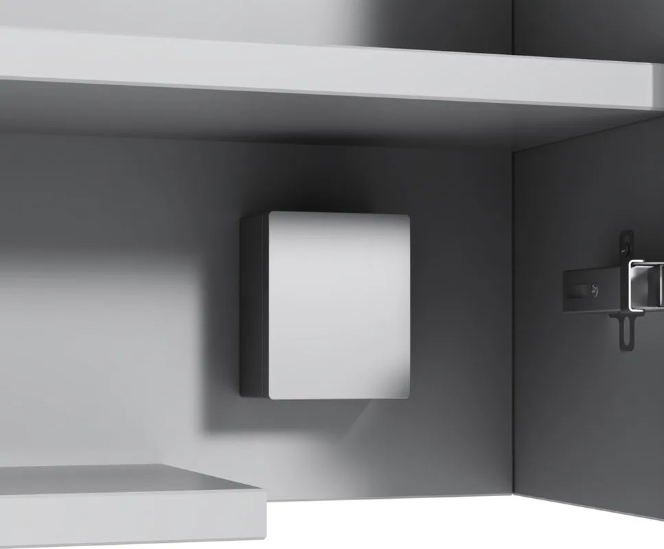 Зеркало-шкаф AM.PM Spirit V2.0 60 L с LED-подсветкой, белый глянец Sancos — официальный сайт