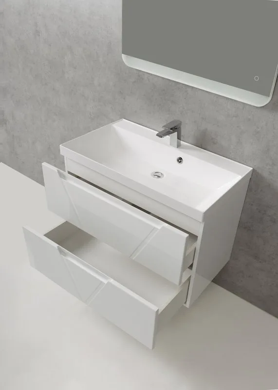 Тумба под раковину без столешницы BelBagno Vittoria 90 подвесная, bianco lucido Sancos — официальный сайт