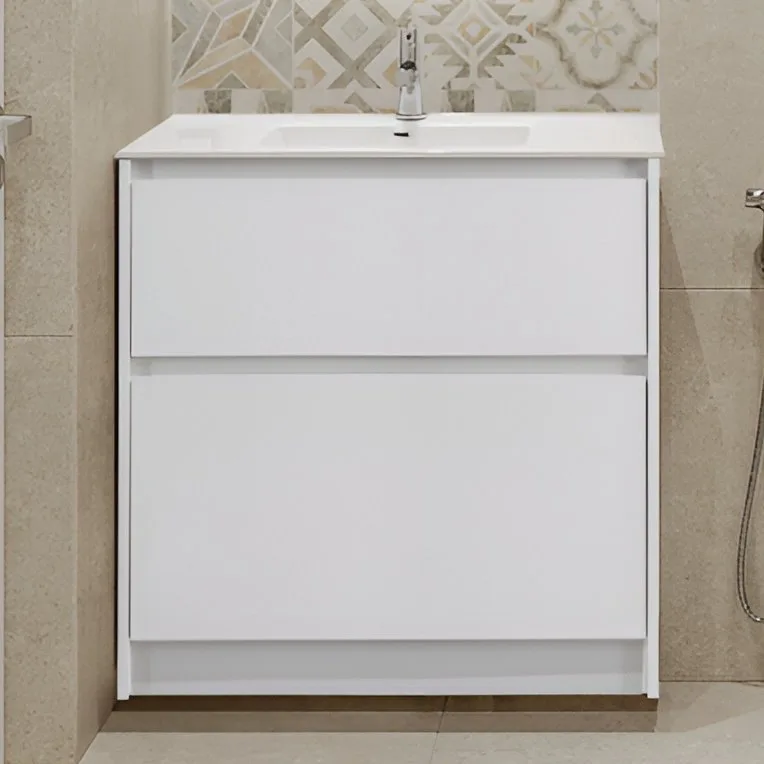 Тумба под раковину без столешницы BelBagno Kraft 80 напольная, bianco opaco Sancos — официальный сайт