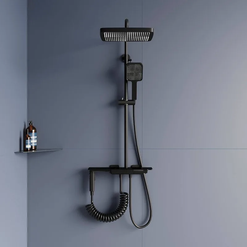 Душевая стойка RGW Shower Panels SP-35-B, черная Sancos — официальный сайт