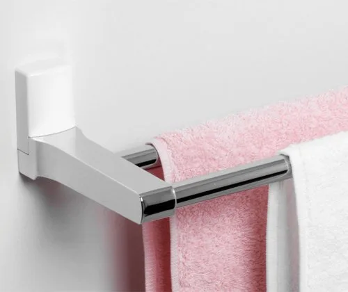 Полотенцедержатель Wasserkraft Leine White K-5040White двойной Sancos — официальный сайт