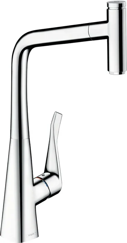 Смеситель для кухни Hansgrohe Metris Select 14884000 Sancos — официальный сайт