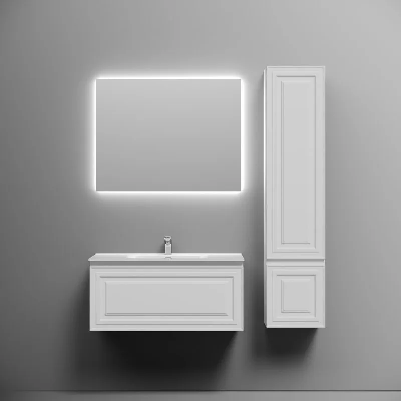 Тумба с раковиной Sancos Very 90 bianco, раковина CN7002 Sancos — официальный сайт