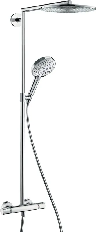 Душевая стойка Hansgrohe Raindance Select S 300 27114000, Showerpipe Sancos — официальный сайт