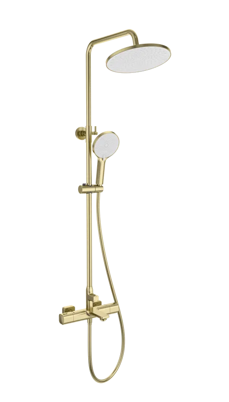 Душевая стойка Wonzon & Woghand SOLID WW-C3011-A-BG, брашированное золото Sancos — официальный сайт