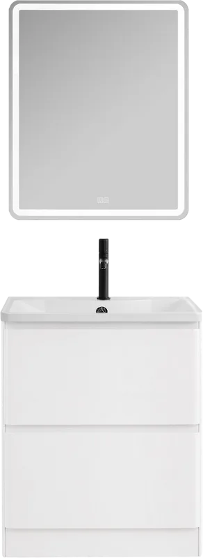 Тумба под раковину без столешницы BelBagno Albano 70 напольная, bianco lucido Sancos — официальный сайт