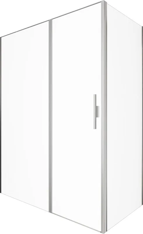 Душевой уголок Allen Brau Priority 160x100, профиль серебро браш, стекло прозрачное Sancos — официальный сайт