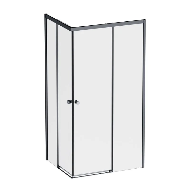 Душевой уголок AM.PM X-Joy W94G-403-10080-BТ 100х80 см, профиль черный матовый Sancos — официальный сайт