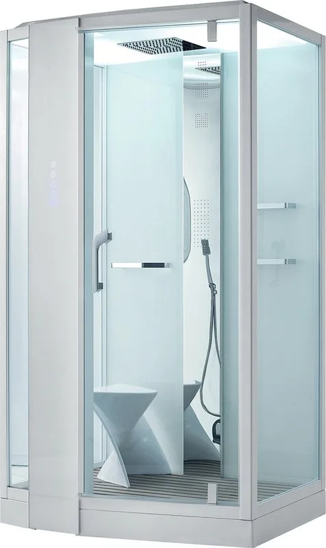 Душевая кабина Orans SR-89105LS, белая, с хамамом и сиденьем Sancos — официальный сайт