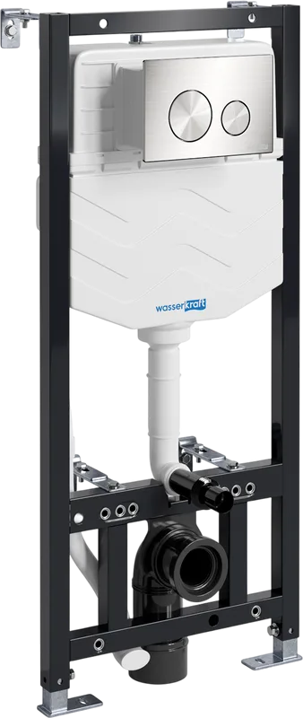Система инсталляции для унитазов Wasserkraft Aller 10TLT.010.ME.BN02, с кнопкой смыва никель Sancos — официальный сайт