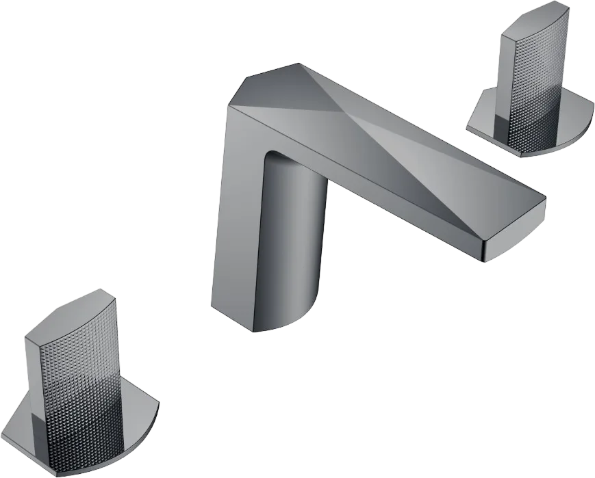 Смеситель на борт ванны Boheme Venturo 150-SGM-TOUCH, shine gun metal Sancos — официальный сайт