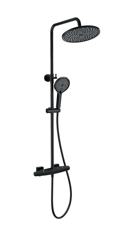 Душевая стойка Wonzon & Woghand NEO WW-B3045-A-MB, матовая черная Sancos — официальный сайт