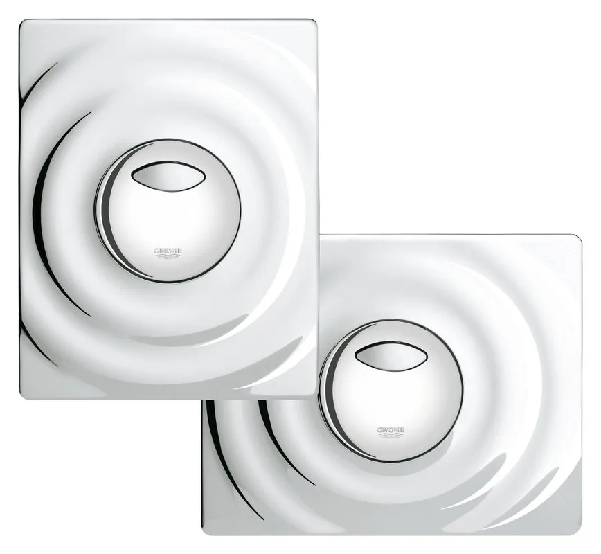 Кнопка смыва Grohe Surf 38861000 хром Sancos — официальный сайт
