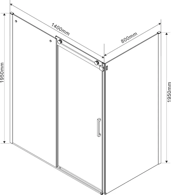 Душевой уголок Vincea Como VSR-1C8014CL 140х80 см, профиль хром Sancos — официальный сайт