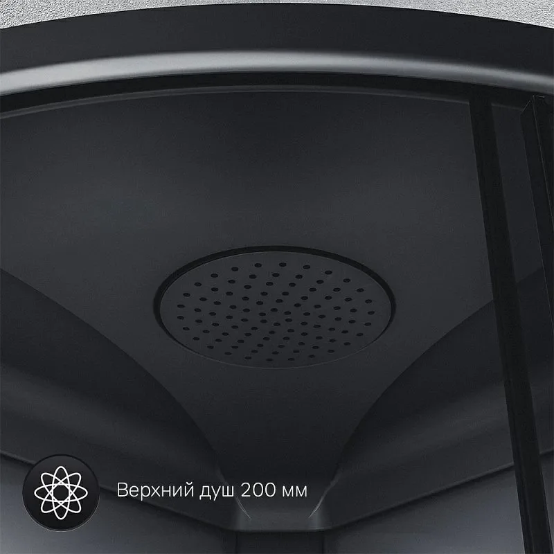 Душевая кабина AM.PM Gem W90C-401-090BT, профиль черный Sancos — официальный сайт