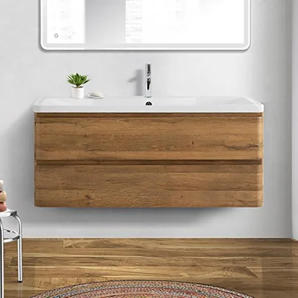 Тумба под раковину без столешницы BelBagno Albano 120 подвесная, rovere rustico Sancos — официальный сайт