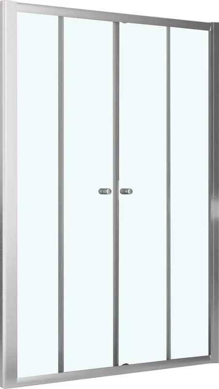 Душевой уголок RGW Classic CL-10+80 см (126-131)x80x185 профиль хром, стекло прозрачное Sancos — официальный сайт