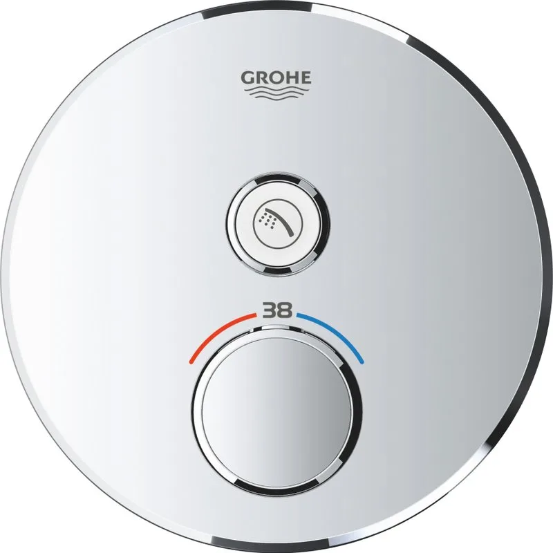 Термостатический смеситель встраиваемый Grohe Grohtherm SmartControl 29118000 для душа Sancos — официальный сайт