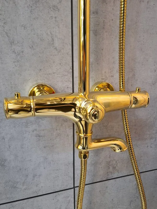 Душевая стойка AltroBagno Beatrice 030404 Or, золото Sancos — официальный сайт