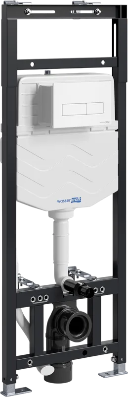 Система инсталляции для унитазов Wasserkraft Alme 15TLT.010.ME.WM03, с кнопкой смыва матовой белой Sancos — официальный сайт