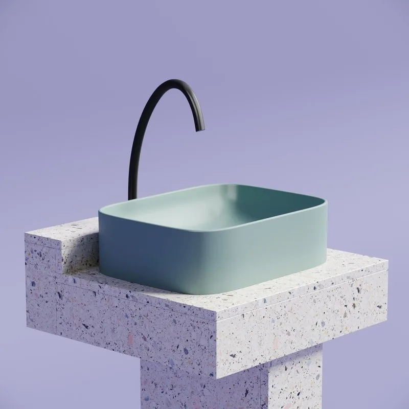 Накладная раковина Ceramicanova Element CN6052MLG зеленая матовая Sancos — официальный сайт