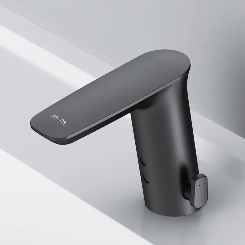 Смеситель для раковины AM.PM Inspire V2.0 F50A02322 черный, сенсорный Sancos — официальный сайт