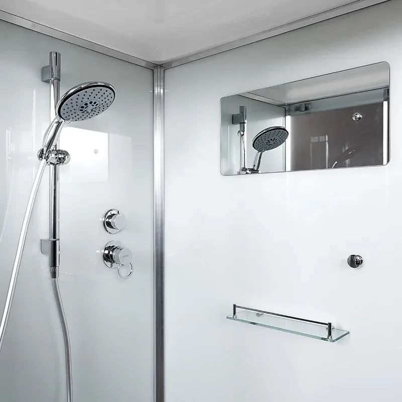 Душевая кабина DTO K408 80х80, профиль хром, стекло прозрачное Sancos — официальный сайт