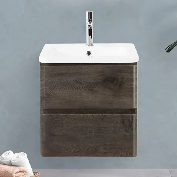 Тумба под раковину без столешницы BelBagno Albano-Cer 60 подвесная, robere nature grigio Sancos — официальный сайт