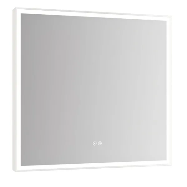 Зеркало в ванную с подсветкой Esbano ES-3682TD 80x80 см для ванной комнаты квадратное, со встроенной
