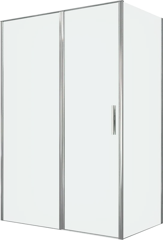 Душевой уголок Allen Brau Priority 140x80, профиль хром, стекло прозрачное Sancos — официальный сайт