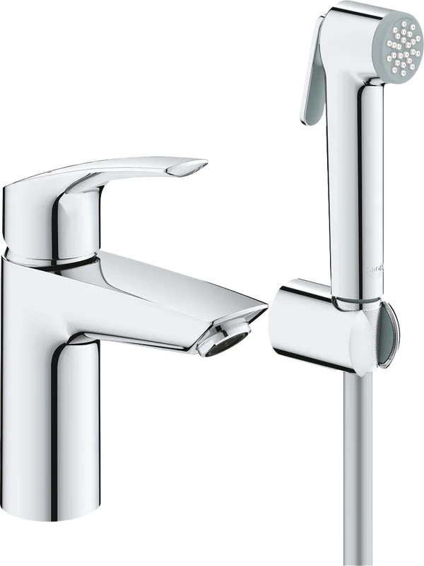 Смеситель для раковины Grohe Eurosmart 23124003 с гигиеническим душем Sancos — официальный сайт